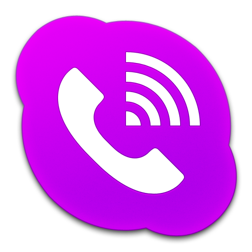 Skype Phone Alt Purple Icon 512x512 png
